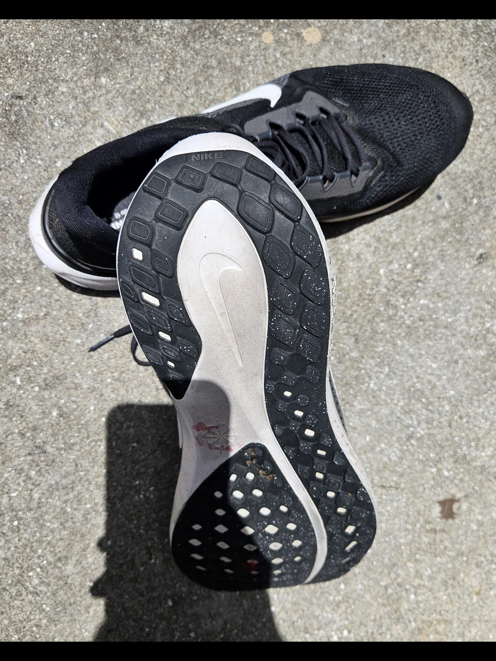 Nike Air Zoom Pegasus 41 Black White Running Shoes Men's 15 FD2722-002 EUR 49.5